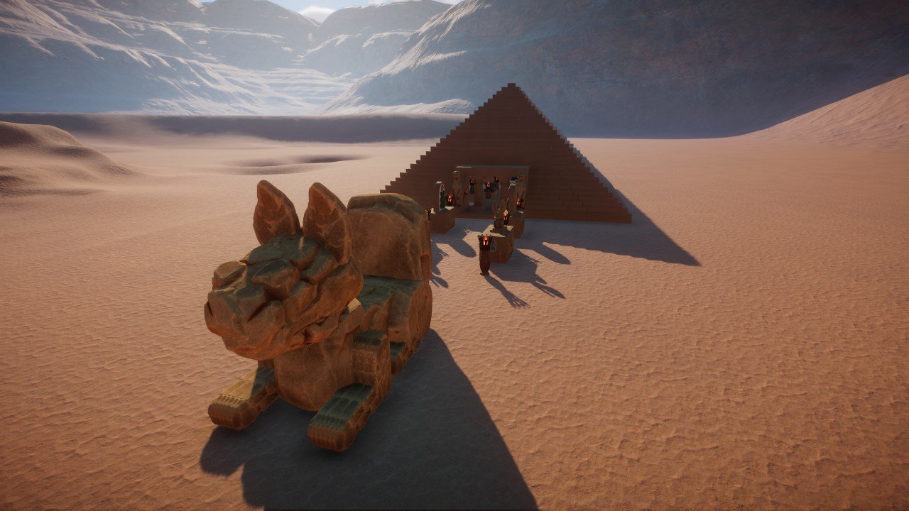 Pyramide with Sarcophagi Zoo Console Edition mod Frontier
