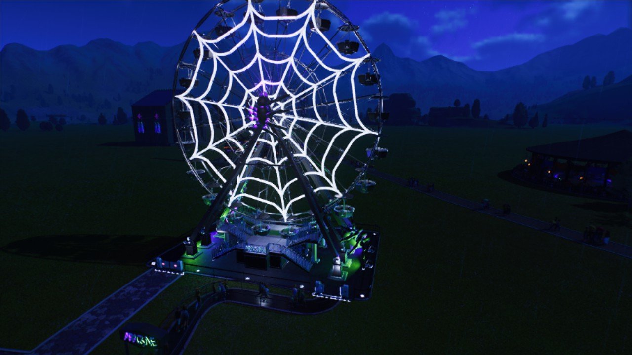Arachne Spooky Spider Web Vanilla
