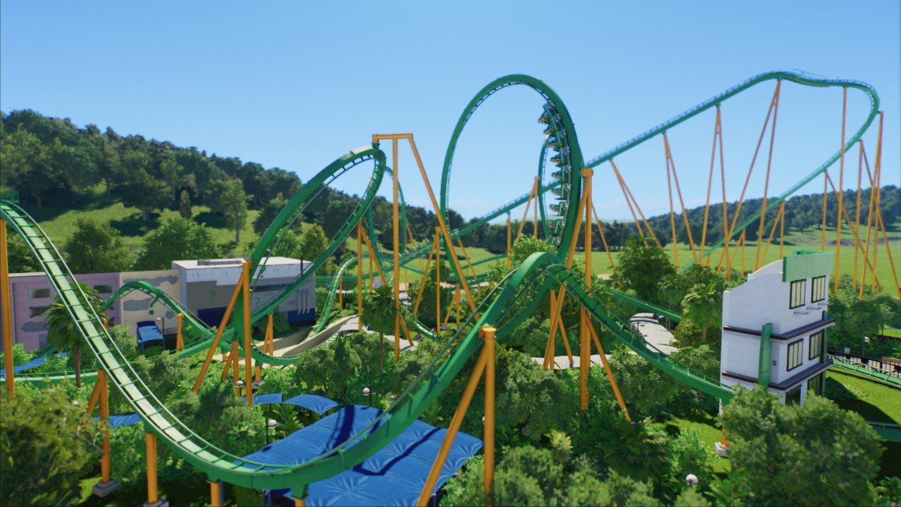 Riddlers Revenge Six Flags Magic Mountain
