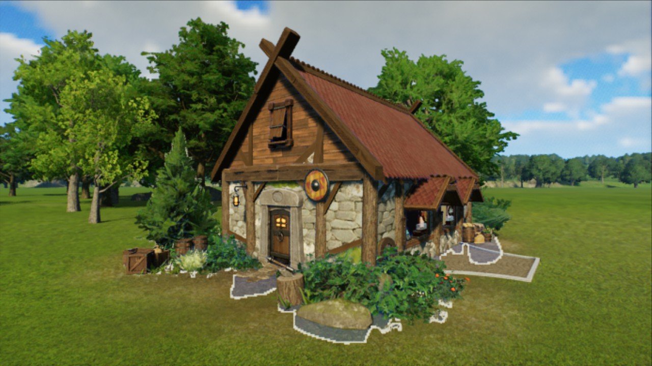 Small Viking Shop Building