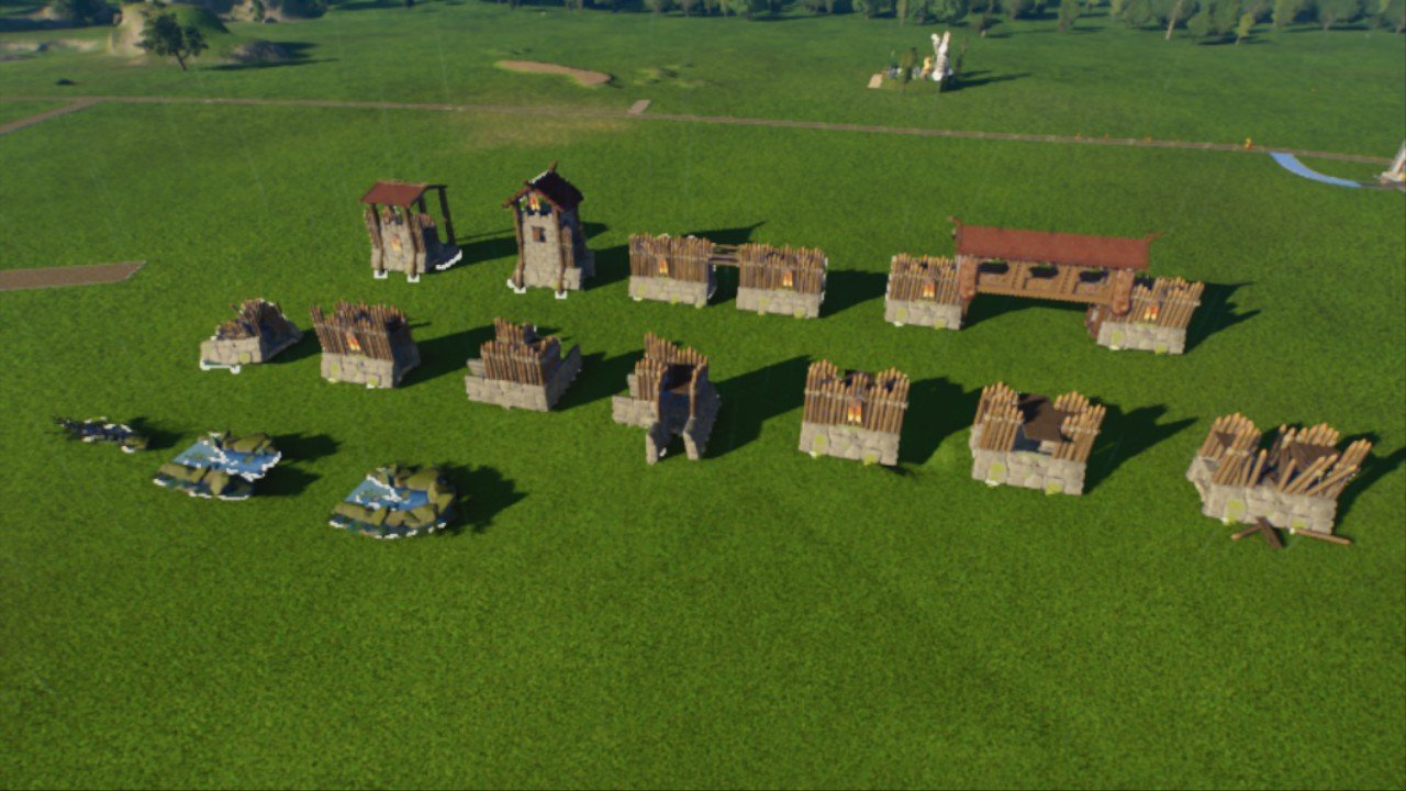 Viking Wall Pack Snappable - ワークショップ - プラネットコースター 2