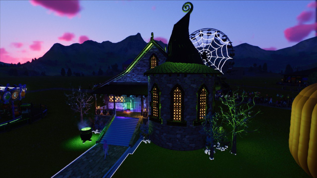 Spooky Witch Cottage Staff House Vanilla
