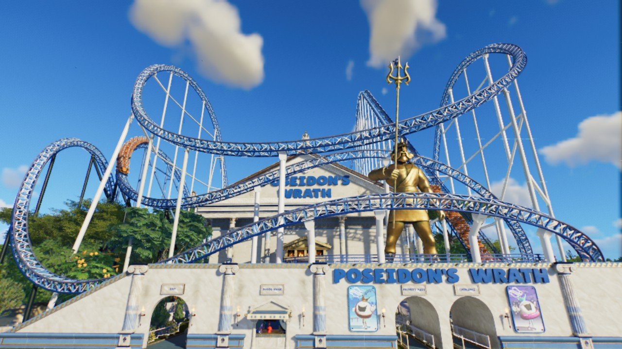 Poseidon's Wrath - A Mythology Themed Hyper Coaster by Margerium
