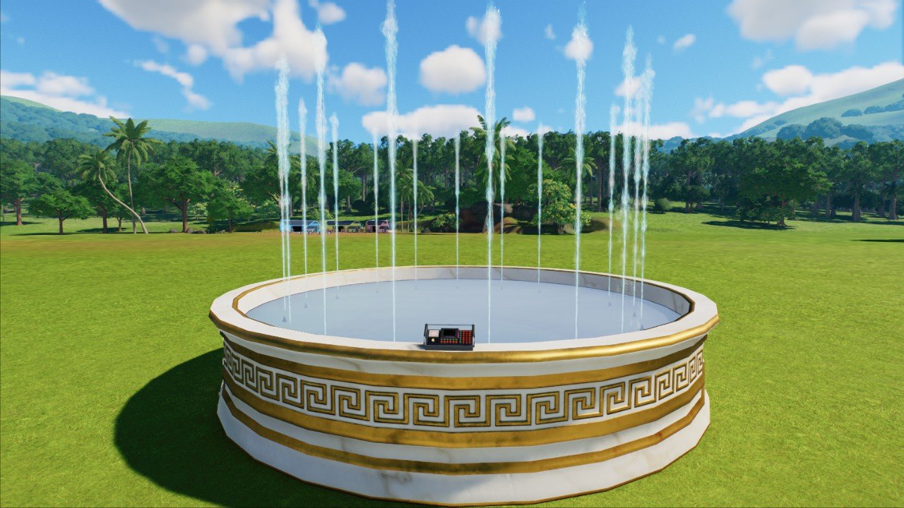 Spring Fountain Custum Scenery