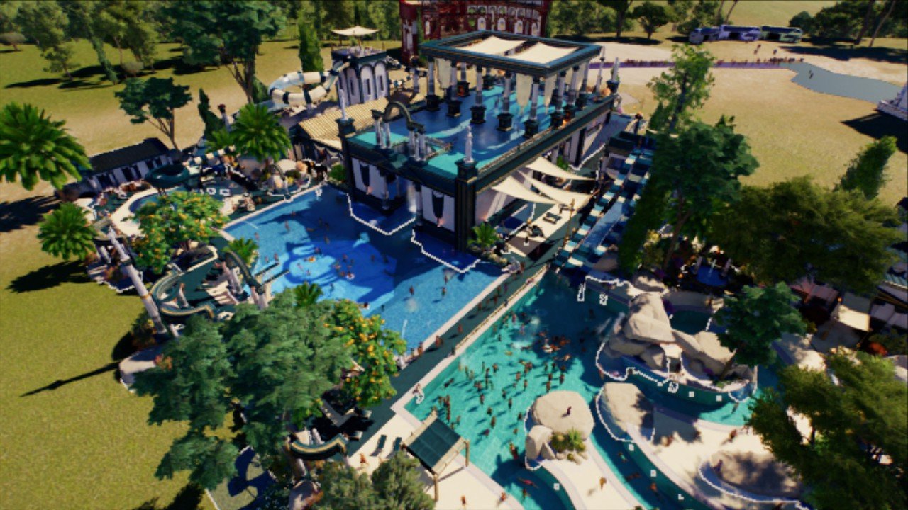 Thermae Planconae (Mythological Pool Complex with Four pools and lot more!)