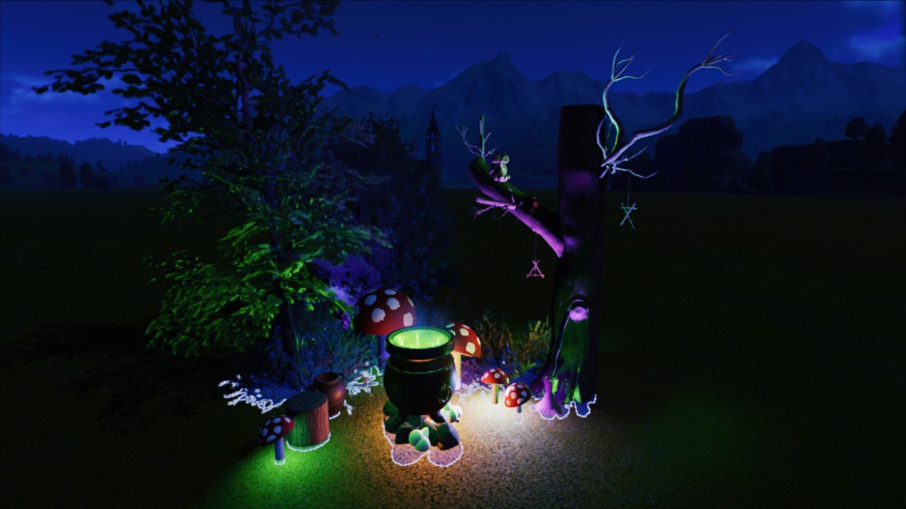 Spooky Witch scene 1