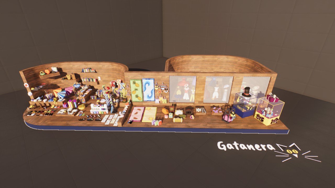 Gata's collection-shop deco