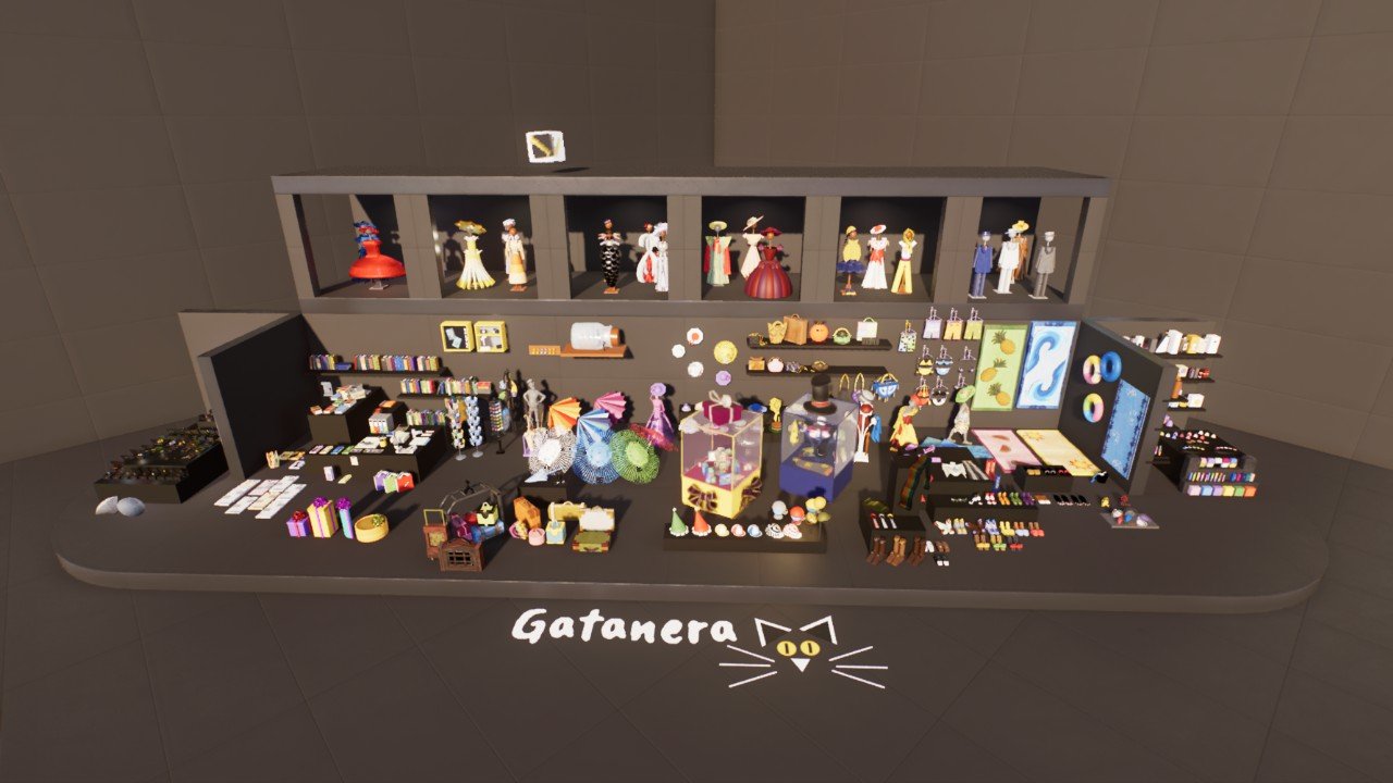 Gata's collection-shop deco