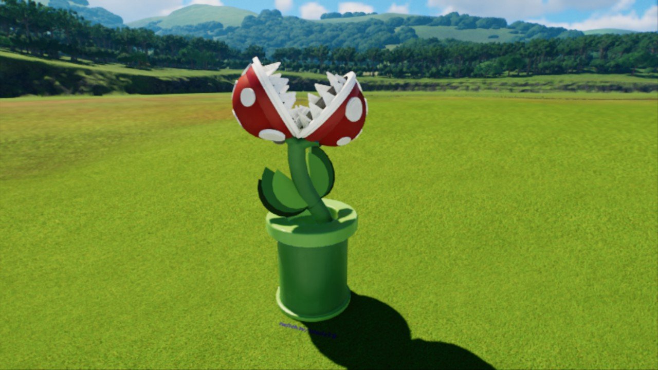 Super Mario World: animated Piranha-Plant