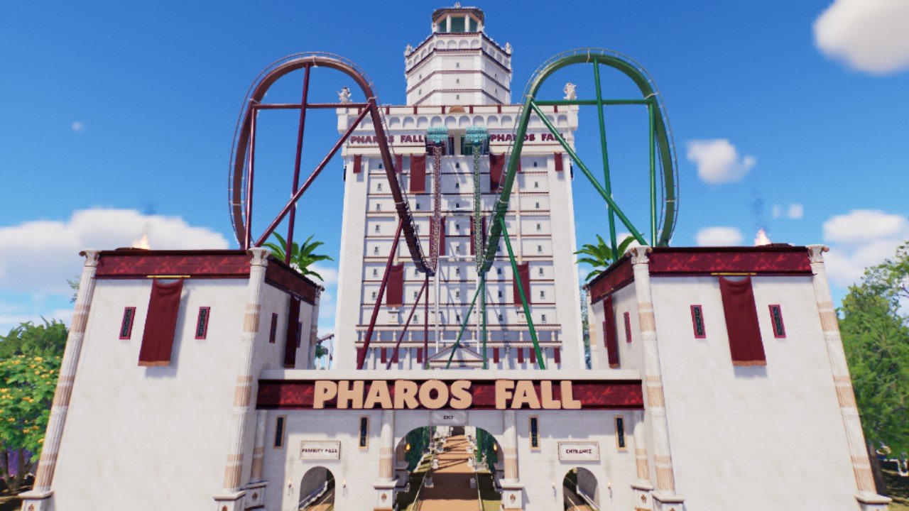 Pharos Fall - A Mythology Themed Drop/Dive Coaster by Margerium