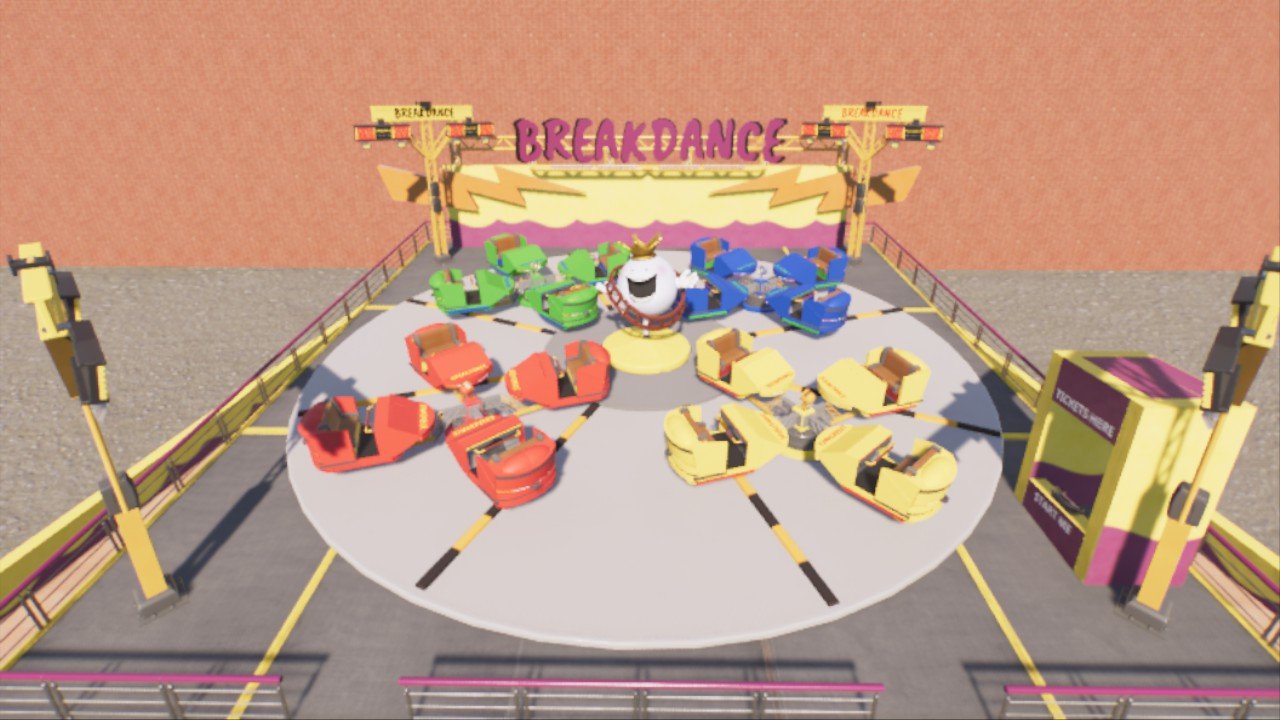 Breakdance animated non ride scenery