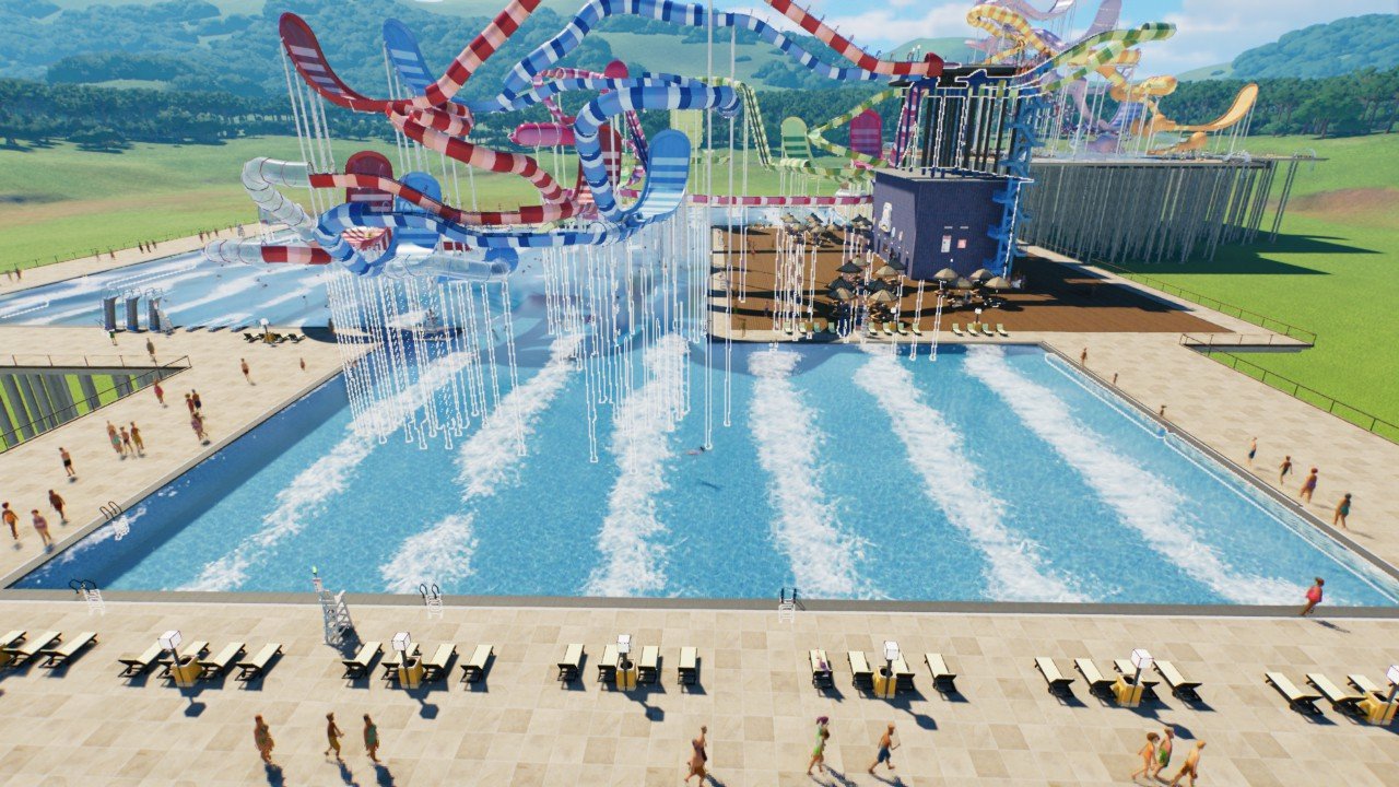 Db Pool DB Tubes Pool - Workshop - Planet Coaster 2