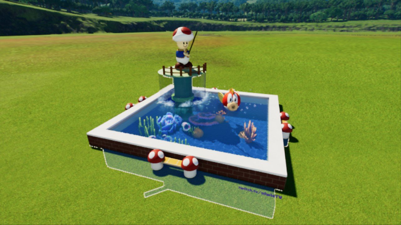 Super Mario World: Toad & Cheep-Cheep Fountain