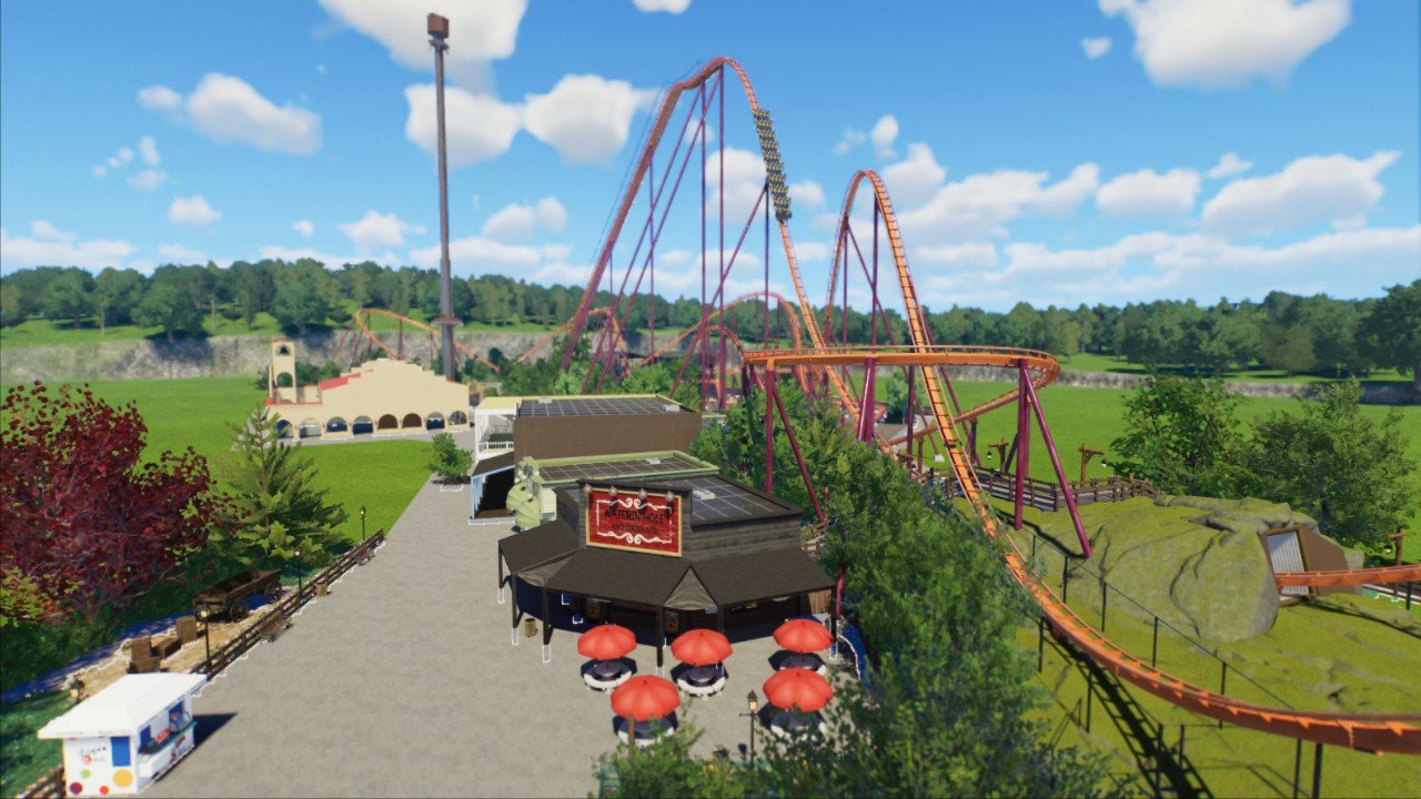 Raging Bull Six Flags Great America - Planet Coaster 2 mod