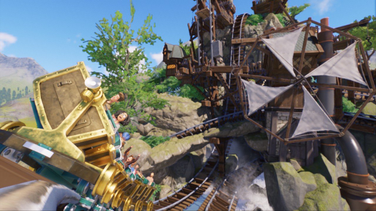 VIKING MINE TRAIN - "Vector Swaying Mine Train"