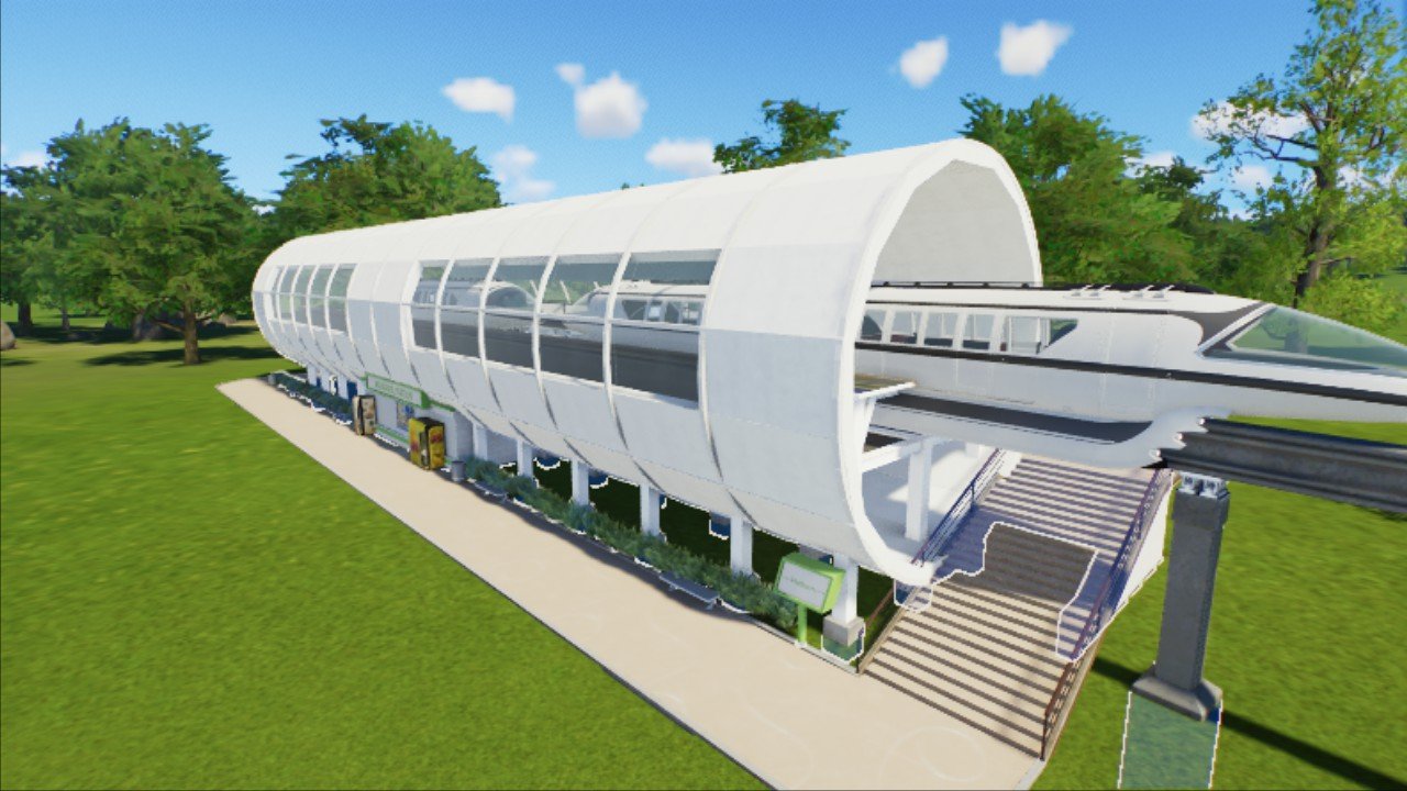 Monorail Station 2 by Vilachi