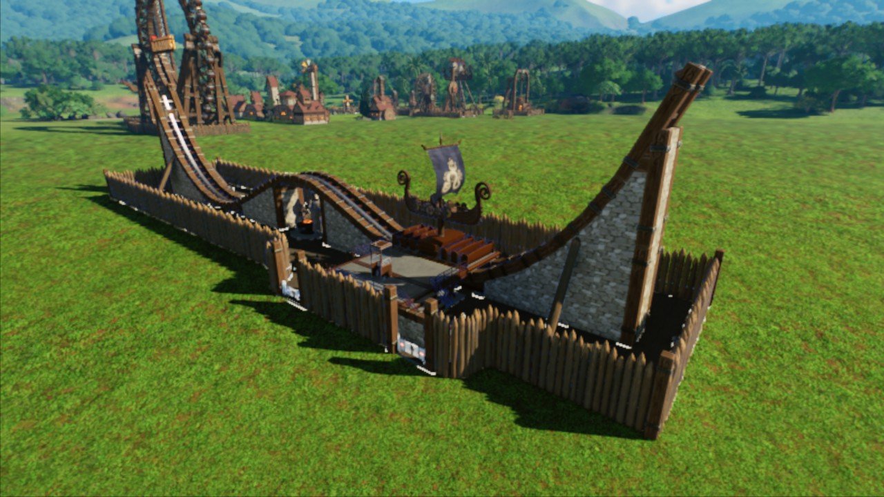 Viking Ride Engineering Details Viking Boardslide Ride - ワークショップ - プラネットコースター 2