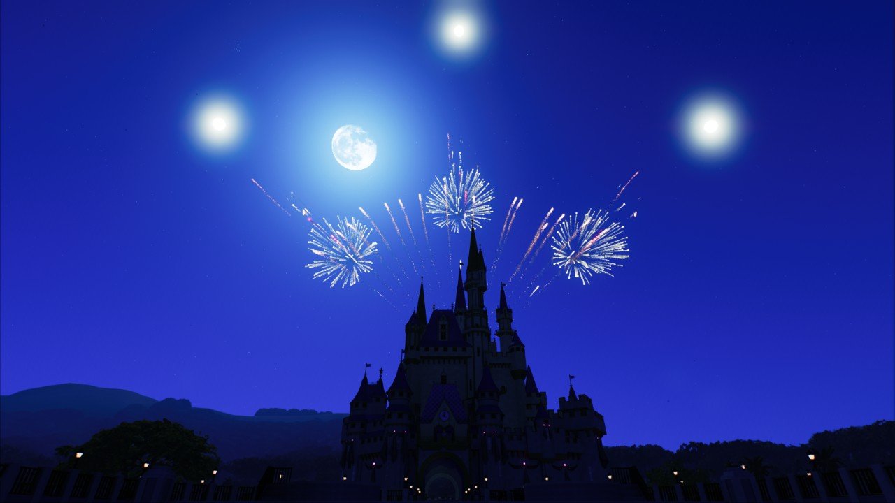Maiden Flight Fireworks Custum Scenery