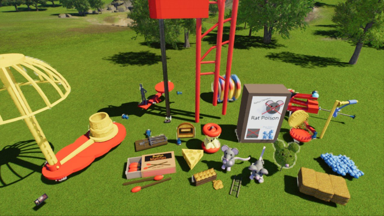 Bughys Mouse Trap Props