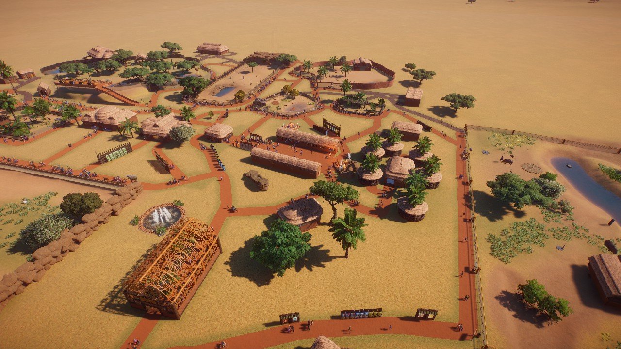 African themed sandbox zoo. Thanks for all the template inspiration