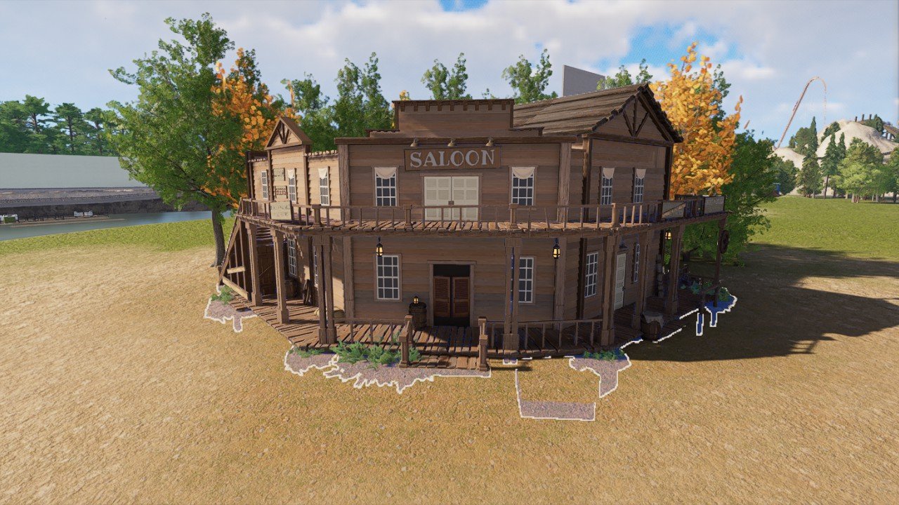 Western Saloon Facade