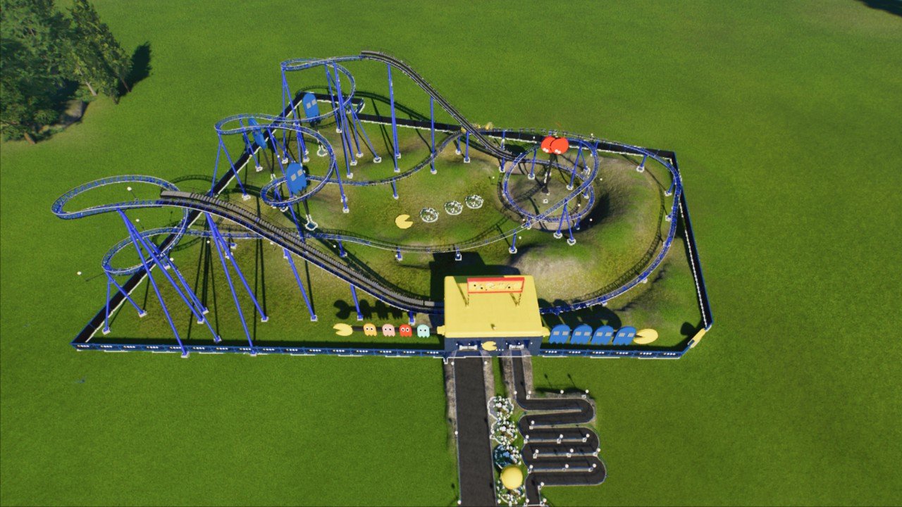 Pac Man Roller Coaster - Workshop - Planet Coaster 2