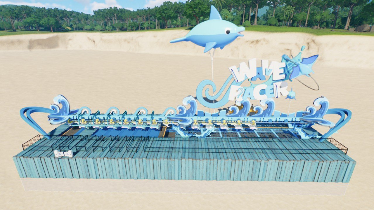 Wave Razor Top On Gate WAVE RACER 2.0 - Workshop - Planet Coaster 2