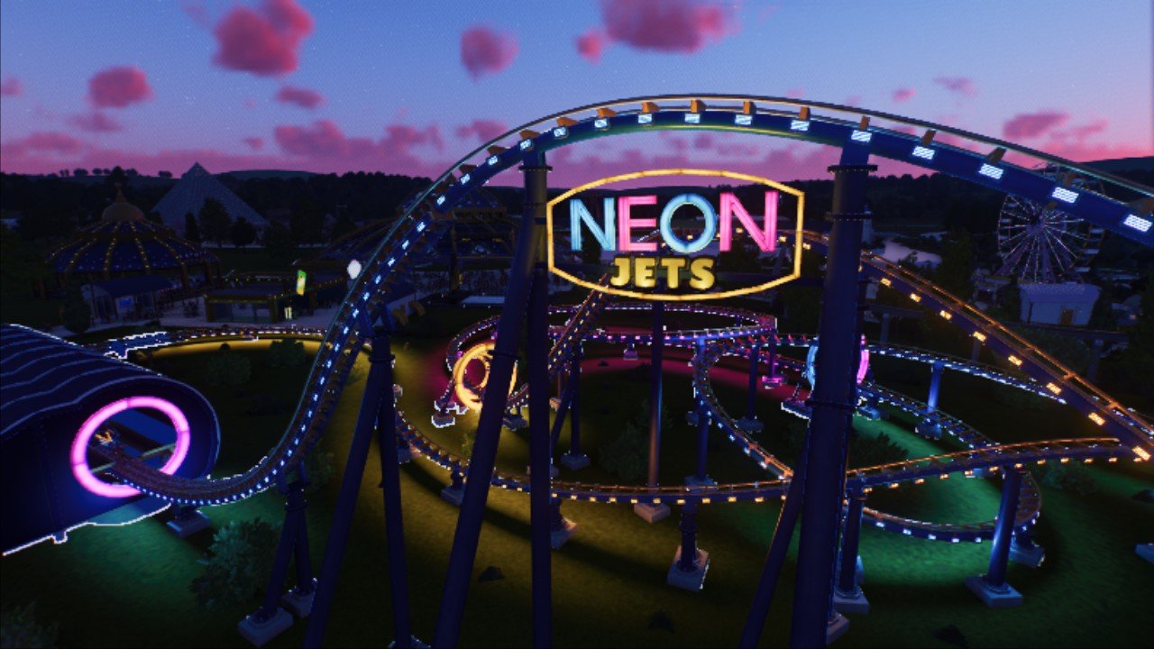 Neon Jets Coaster by Vilachi