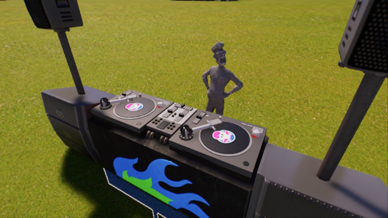 Moving Turntables DJ Set ZefuraX