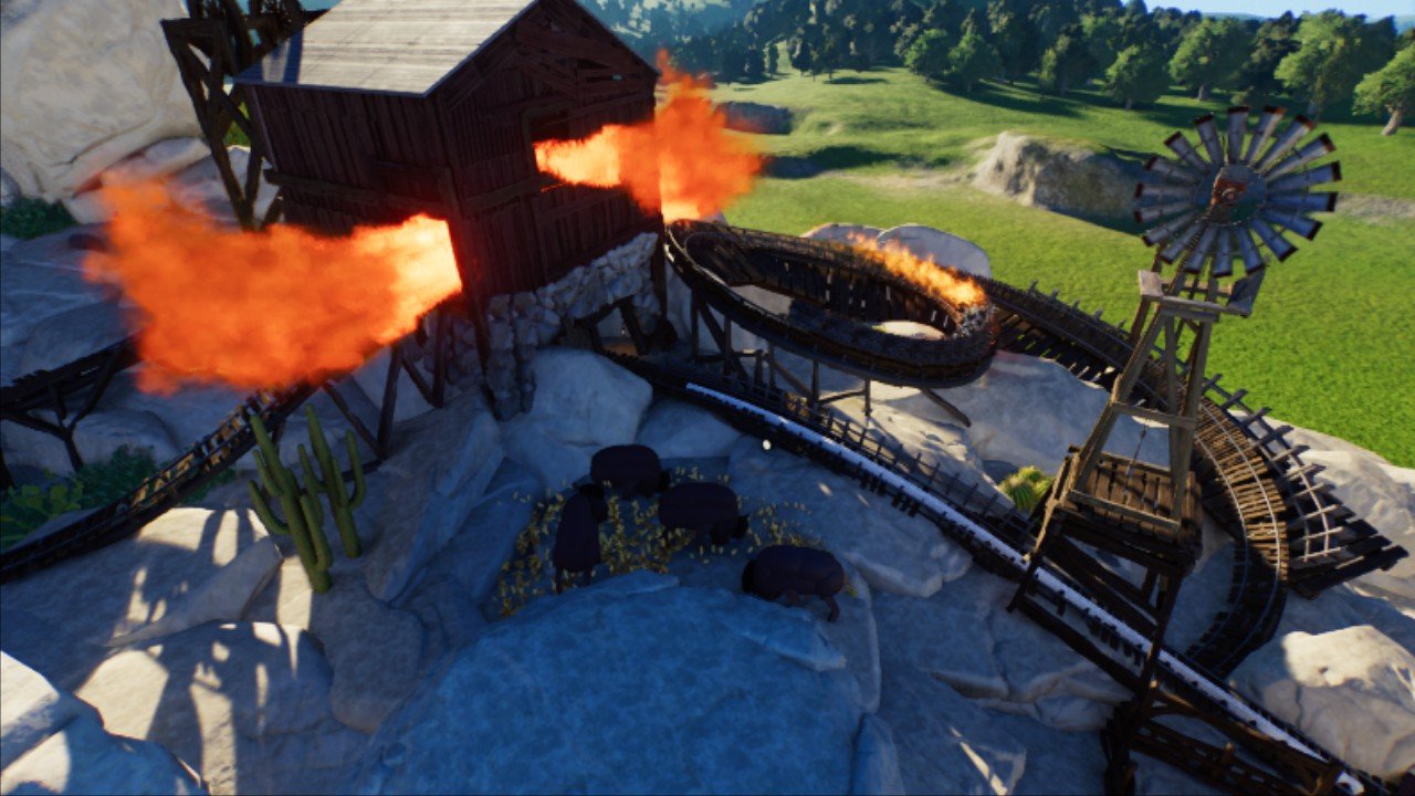 Outlaw's Escape (Western Family Launch Coaster, Restaraunt and Gift Shop)