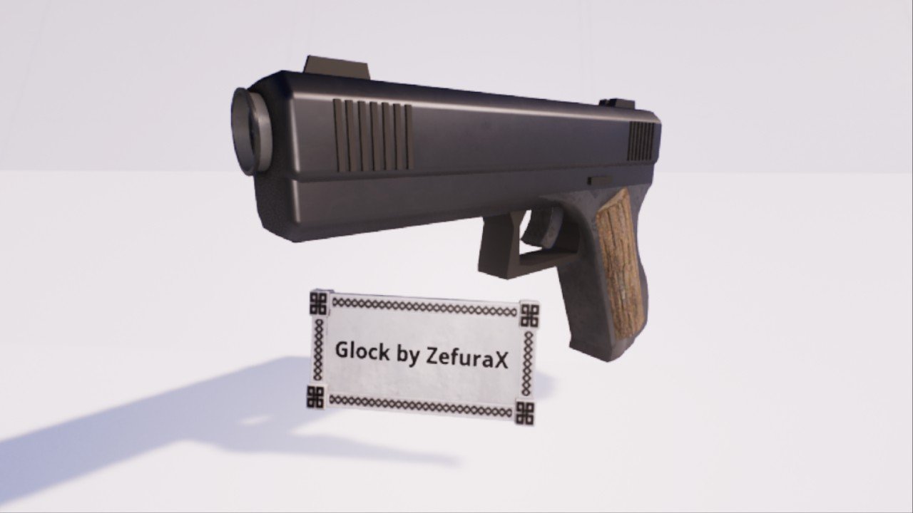 Glock Gun Pistol by ZefuraX