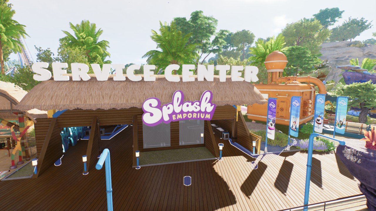 Splash emporium Center - Workshop - Planet Coaster 2