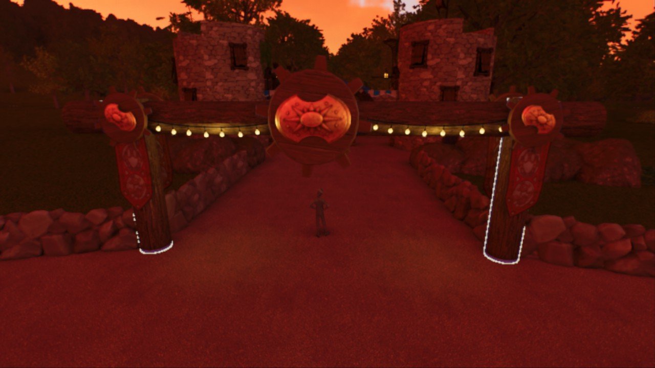 Path Arch Viking Themed