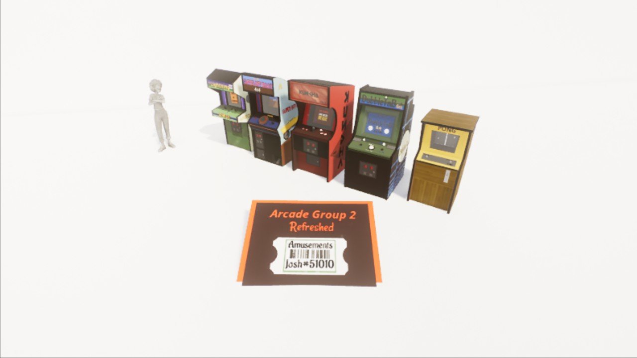 Arcade Group 2 - Workshop - Planet Coaster 2