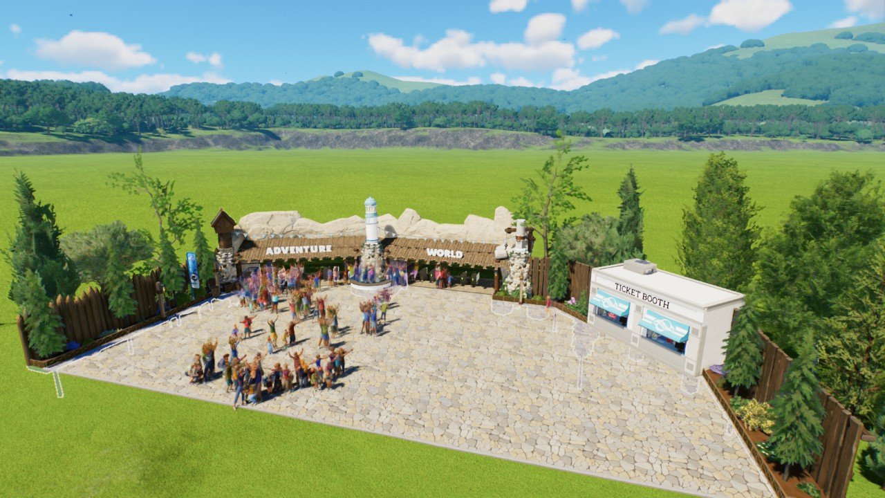 Realistc Entrance - Workshop - Planet Coaster 2