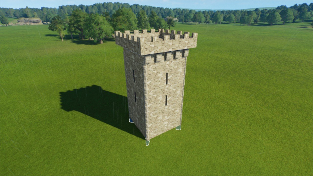 Tower Castle Stones 
