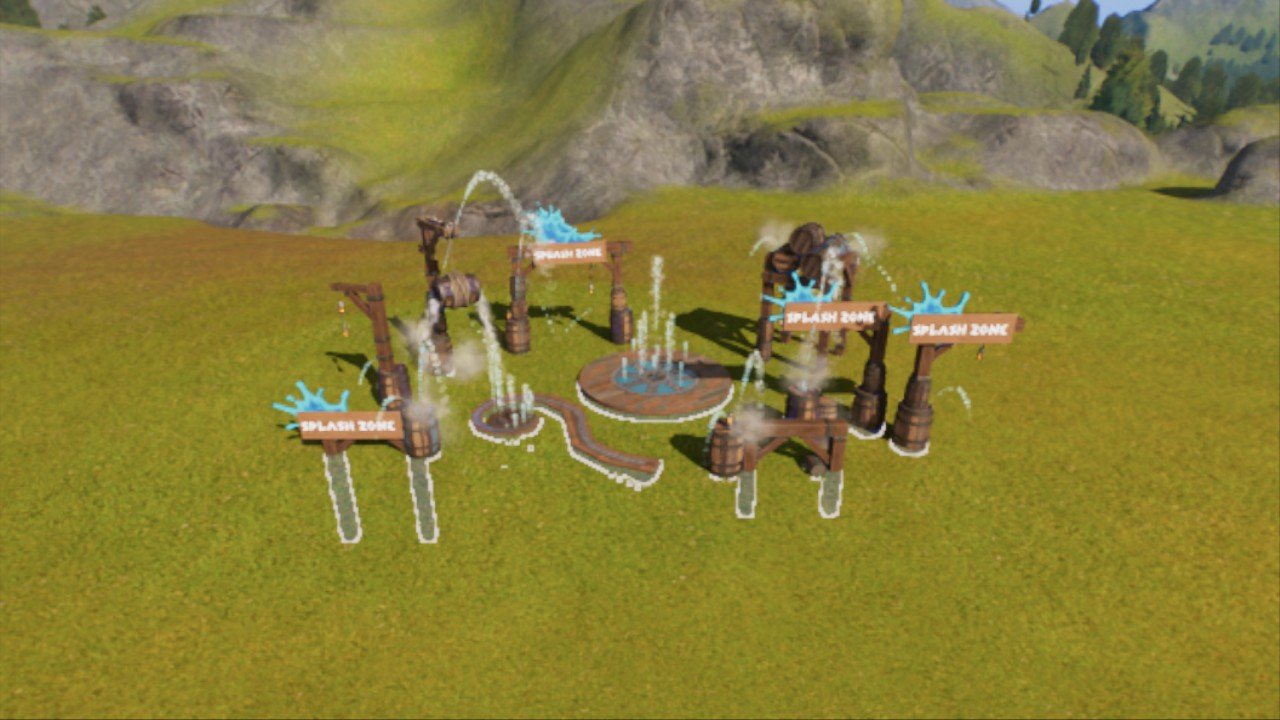 Splash pad / Splash zone - Set