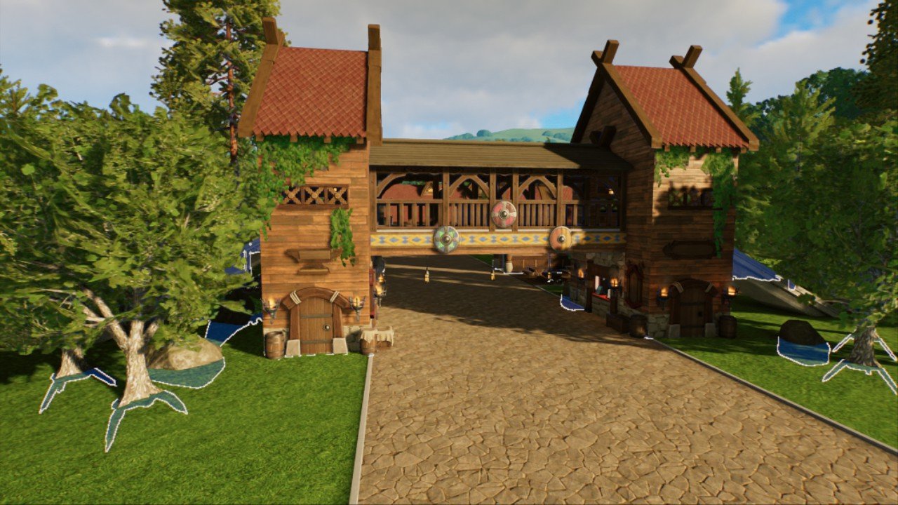 viking theme entrance