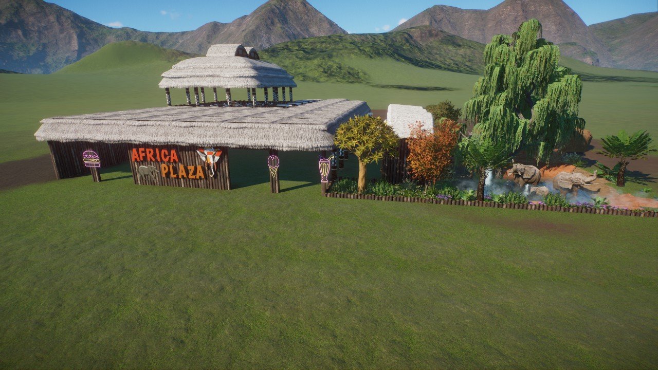 African plaza