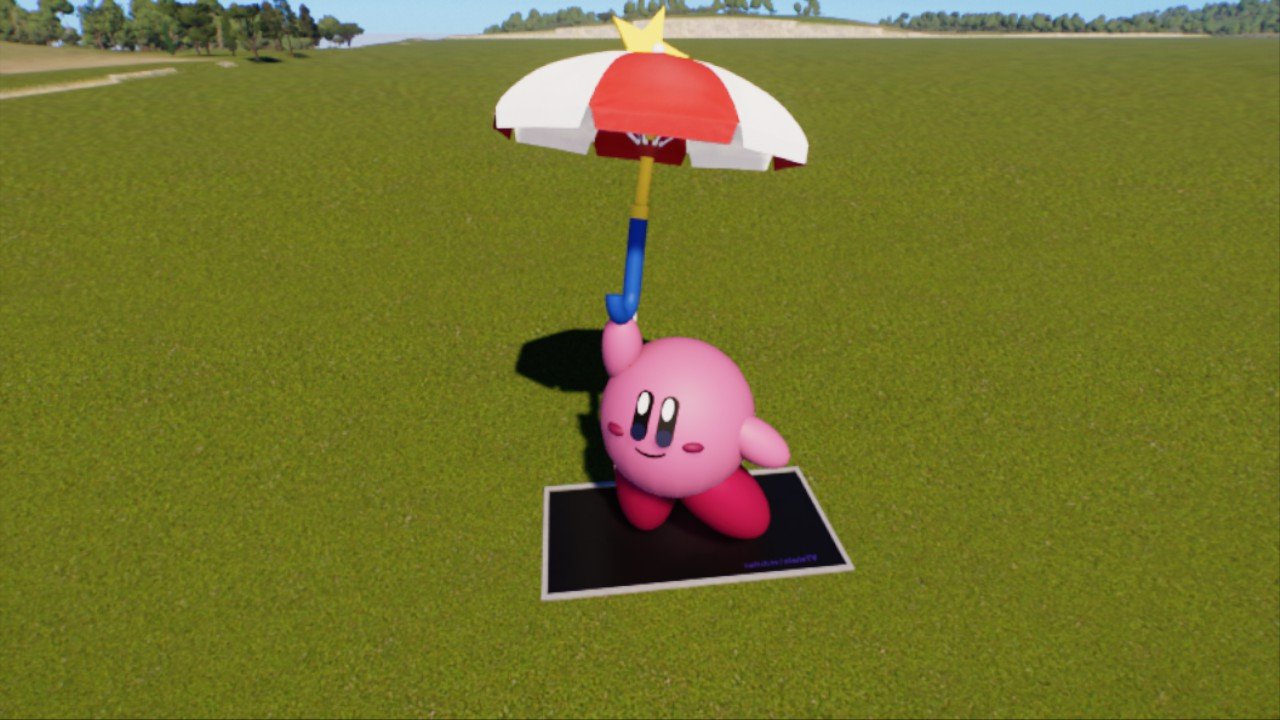Super Nintendo - Umbrella Kirby
