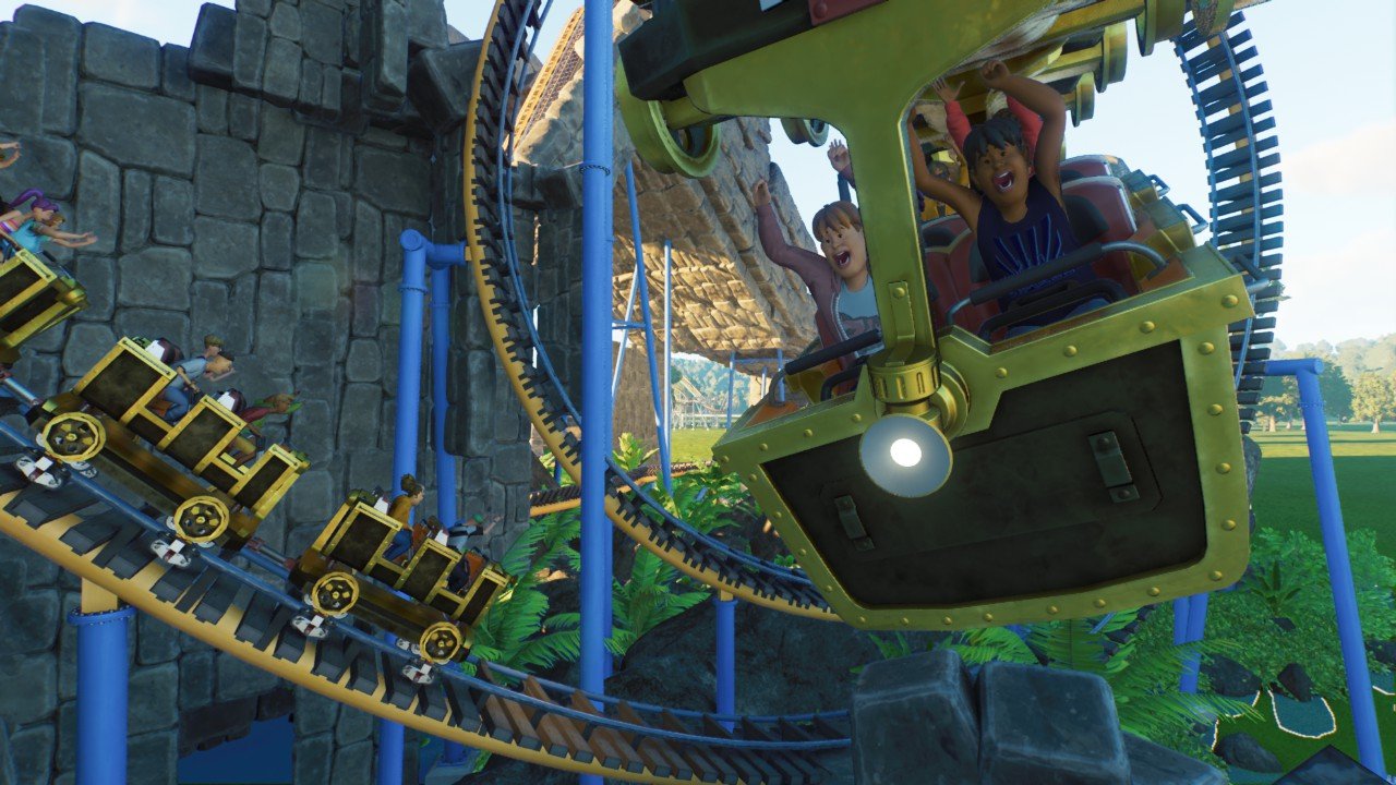 Donkey Kong swinging mine train