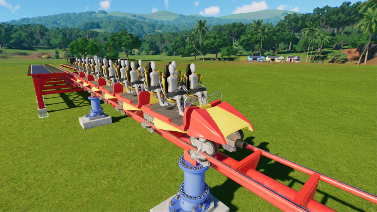 Long Vekoma Train Blueprint