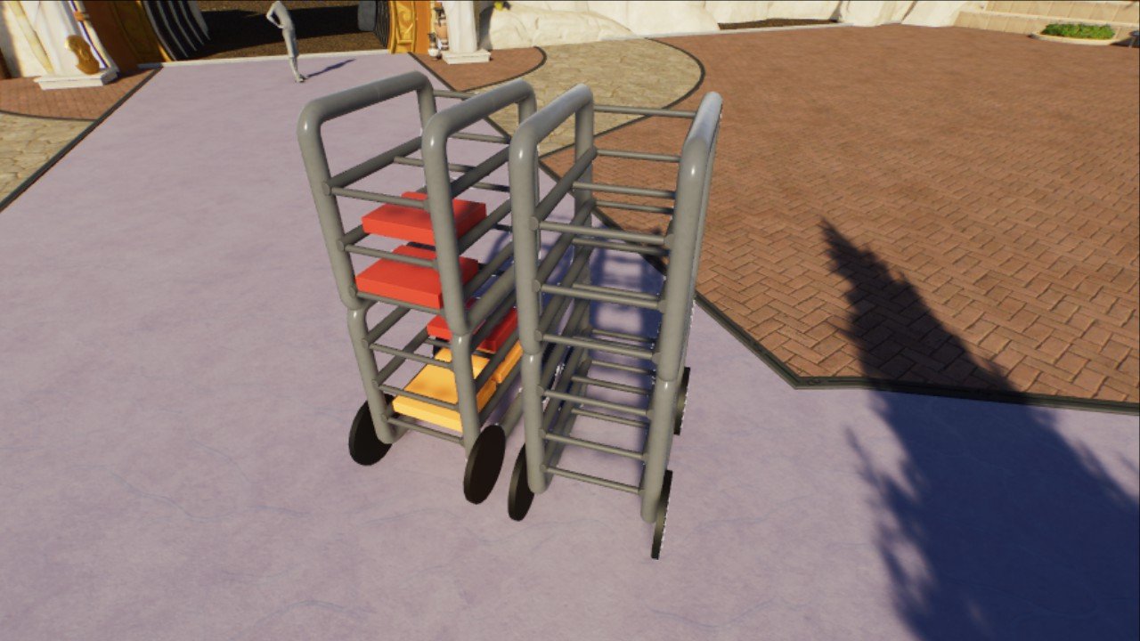 Food Tablet Cart