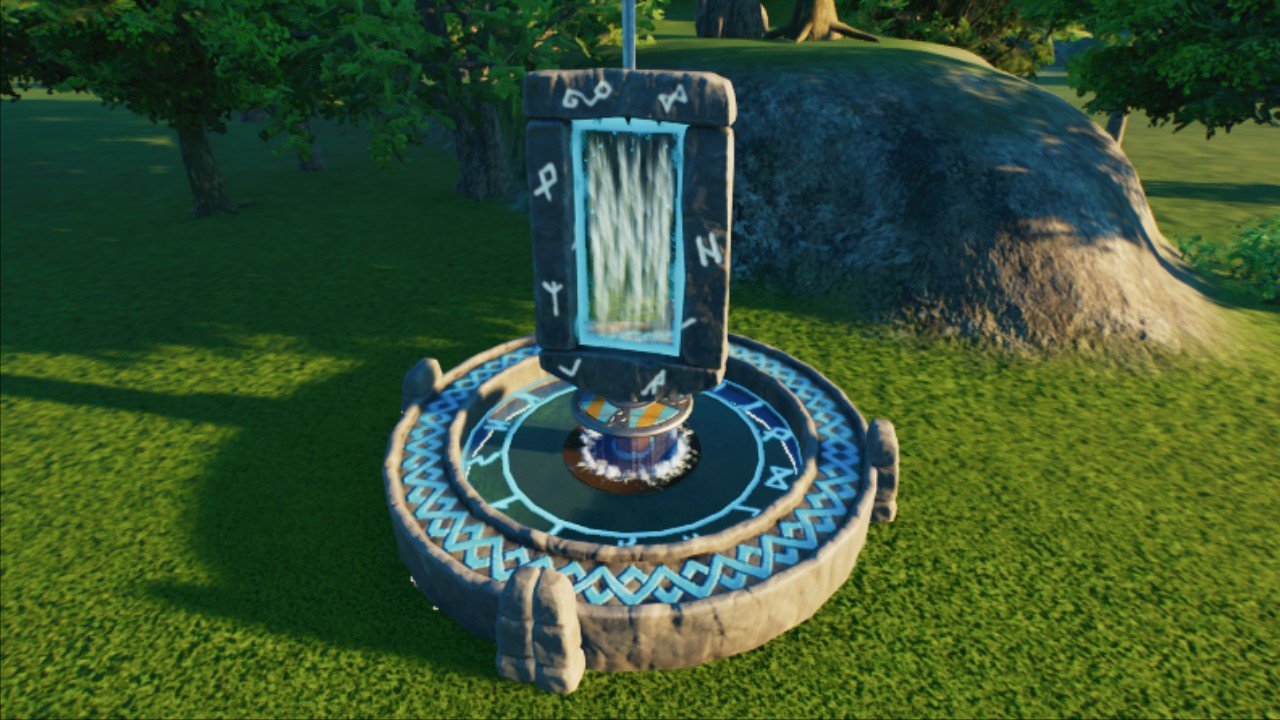 Viking Fountain: Rain Curtain