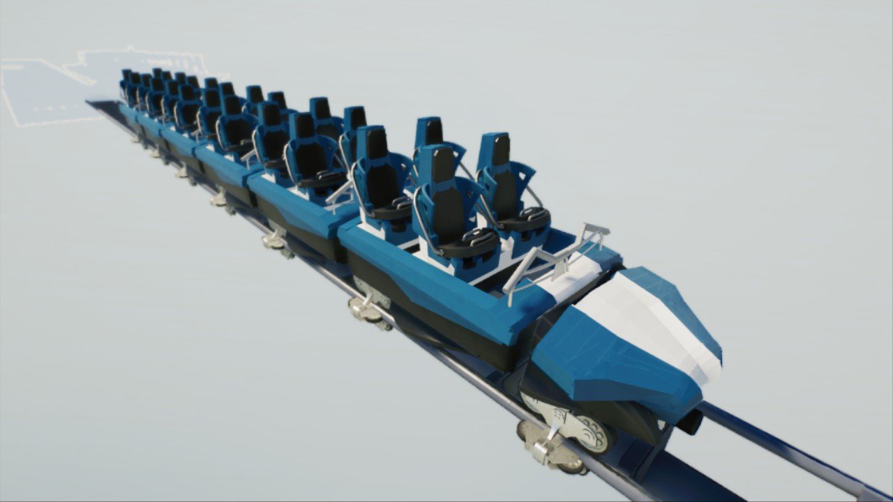 Vekoma MK1101 Train - Planet Coaster 2 mod - Frontier Workshop