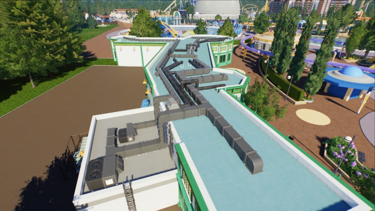 Roof piping and ventilation 2