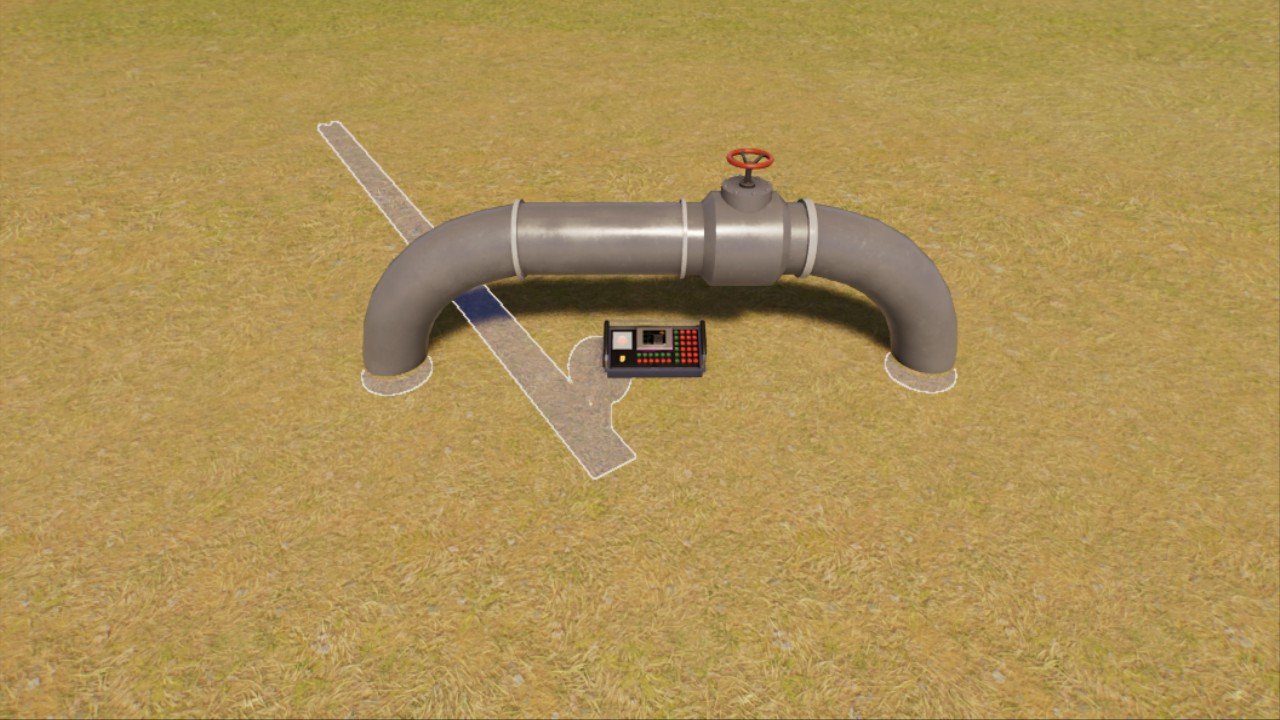 Exploding pipe animation