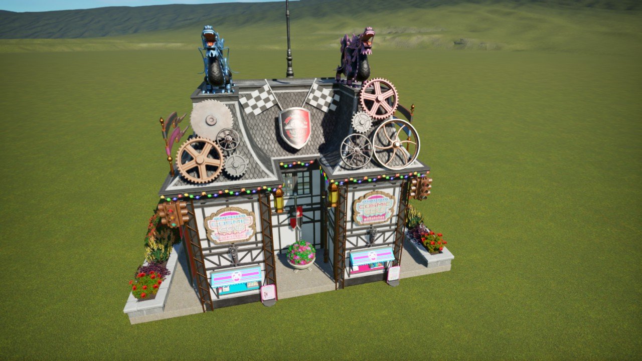 Barvaren Steampunk Cosmic Cow