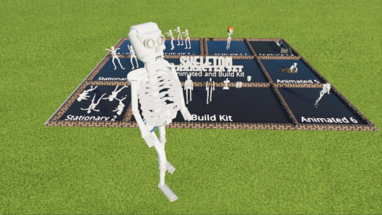 Animated Skeleton Character Build Kit