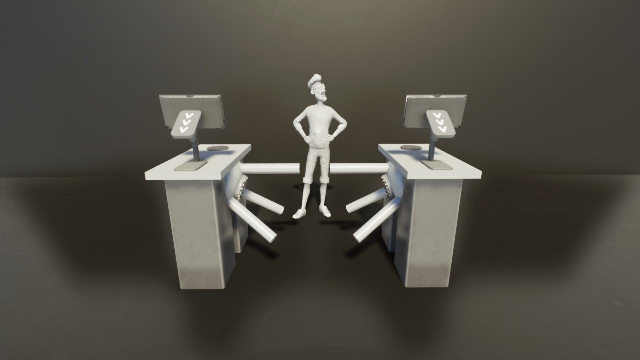 Modern Turnstiles - by YannBK1608